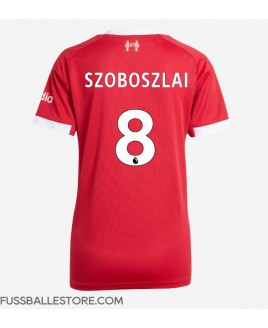 Günstige Liverpool Dominik Szoboszlai #8 Heimtrikot Damen 2025-26 Kurzarm